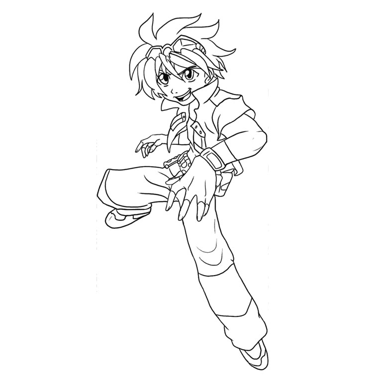 coloriage bakugan