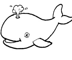 dessin à imprimer baleine