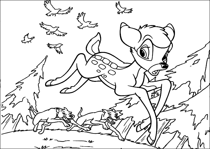 coloriage bambi en ligne