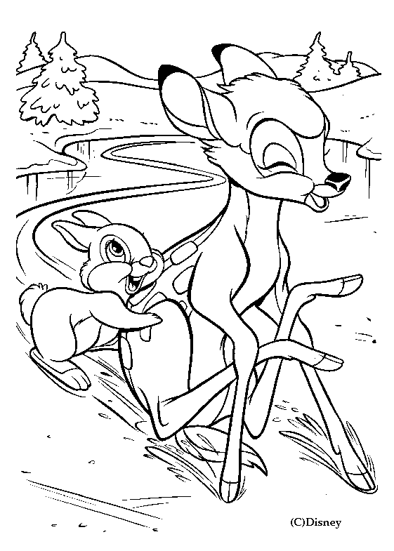 dessin bambi adulte