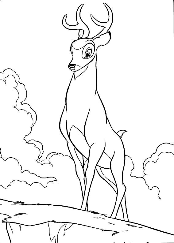 jeu de dessin de bambi