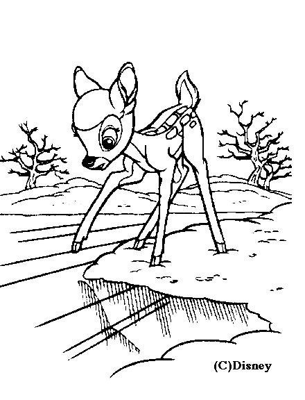 coloriage bambi 2