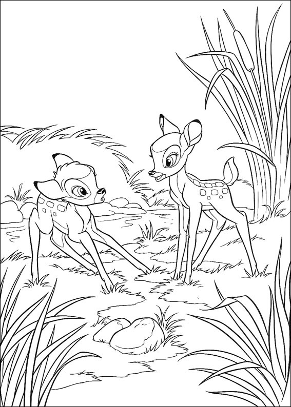 dessin bambi panpan