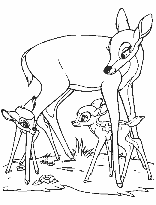 jeux de dessin de bambi