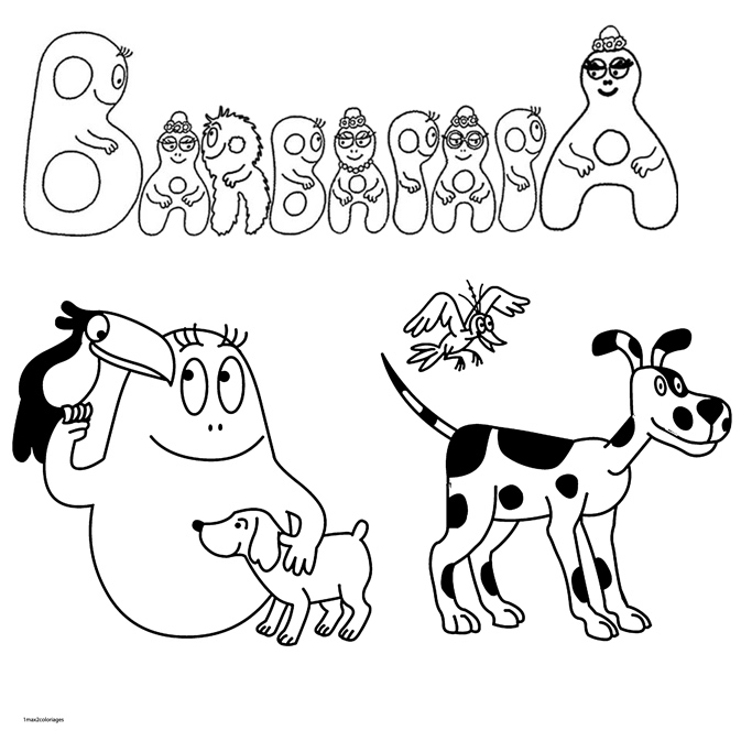 coloriage barbapapa en ligne gratuit