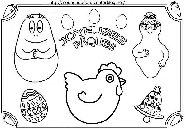 Coloriage Barbapapa à colorier - Dessin à imprimer coloriage à dessiner barbidur barbapapa