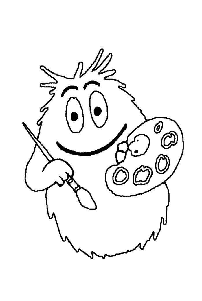 coloriage barbapapa en ligne gratuit