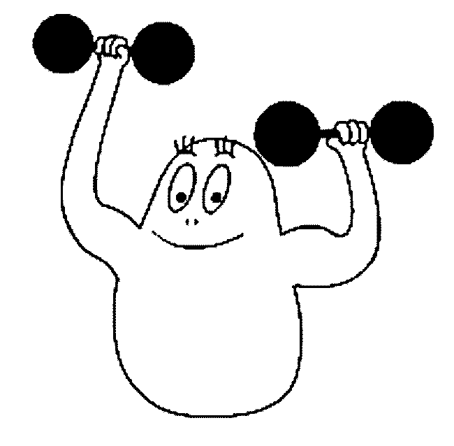 coloriage à dessiner barbapapa gratuit