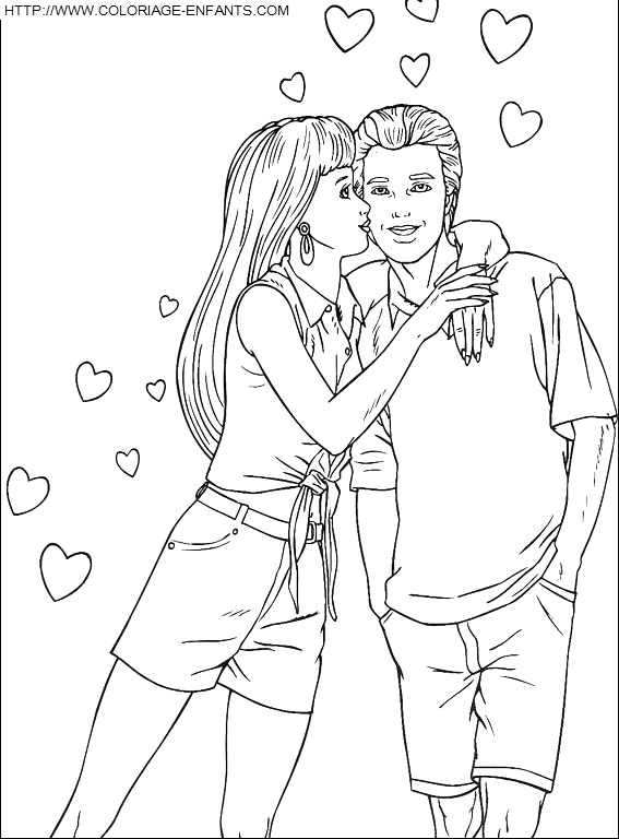 Coloriage Barbie Tresor De Momes