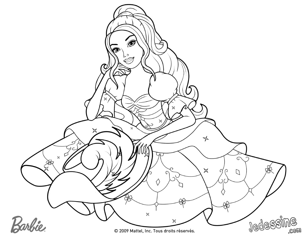 coloriage de barbie et ken en ligne