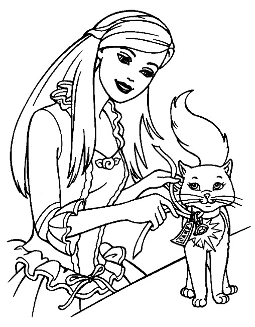 coloriage barbie