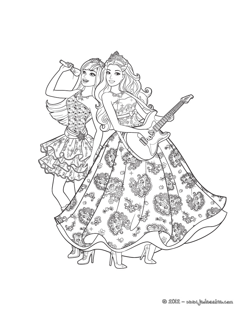coloriage barbie chat coloriage barbie un merveilleux noel