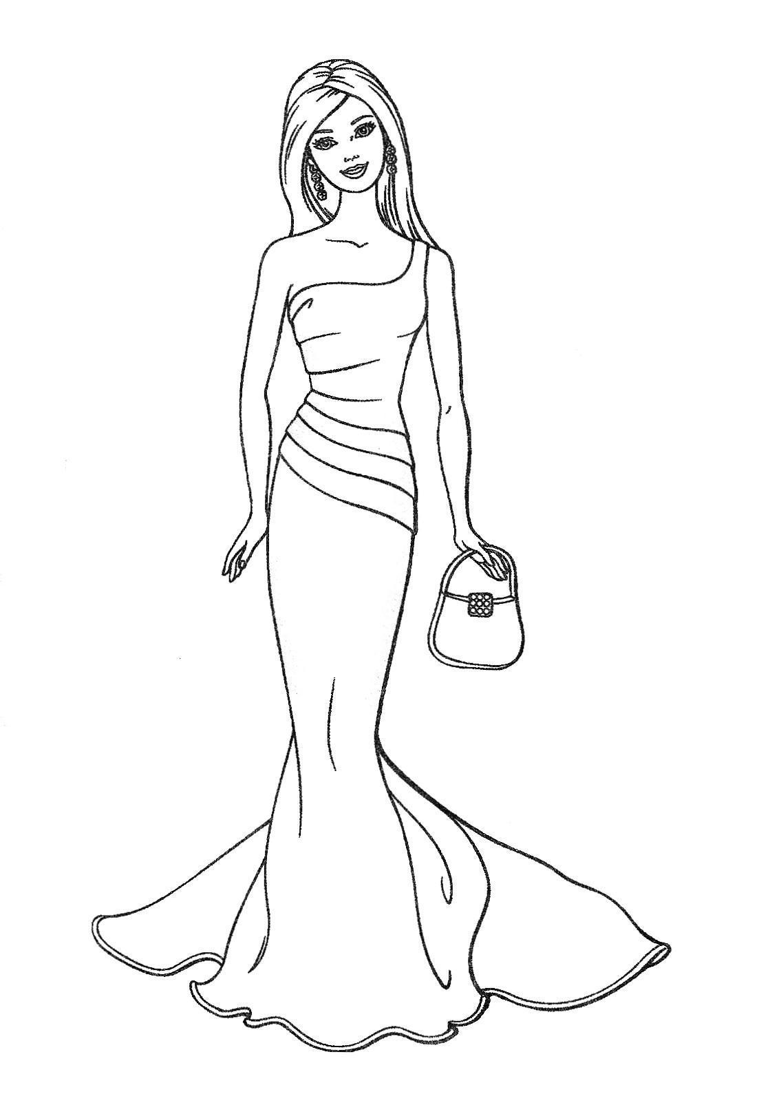 coloriage barbie reve de danseuse etoile a imprimer