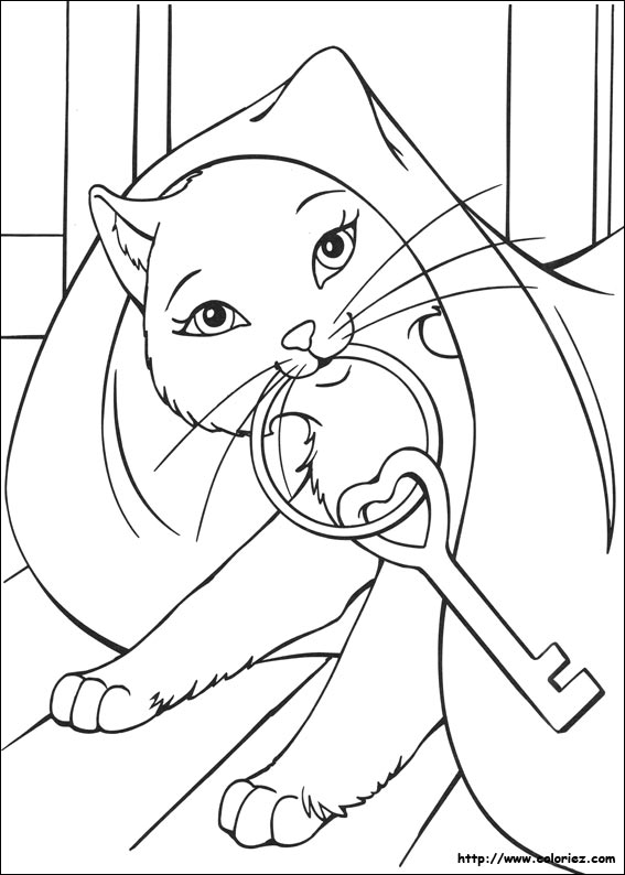 coloriage barbie en maillot de bain