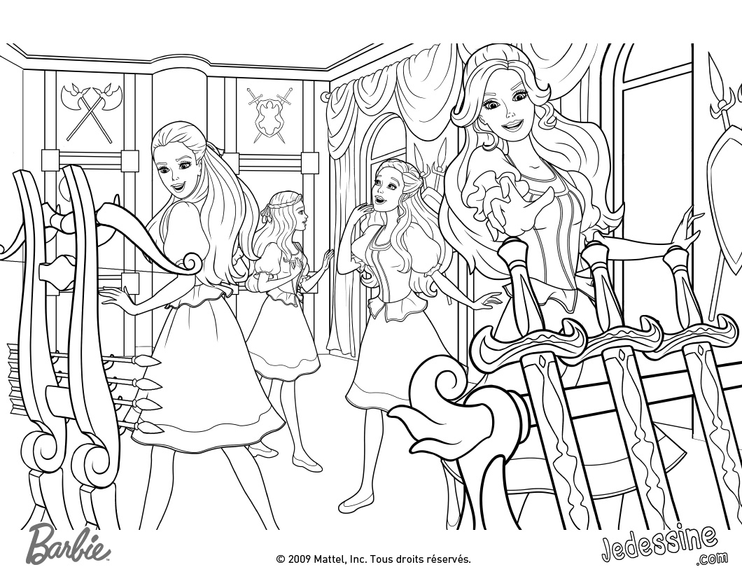 coloriage de barbie joyeux noel a imprimer coloriage barbie le secret des