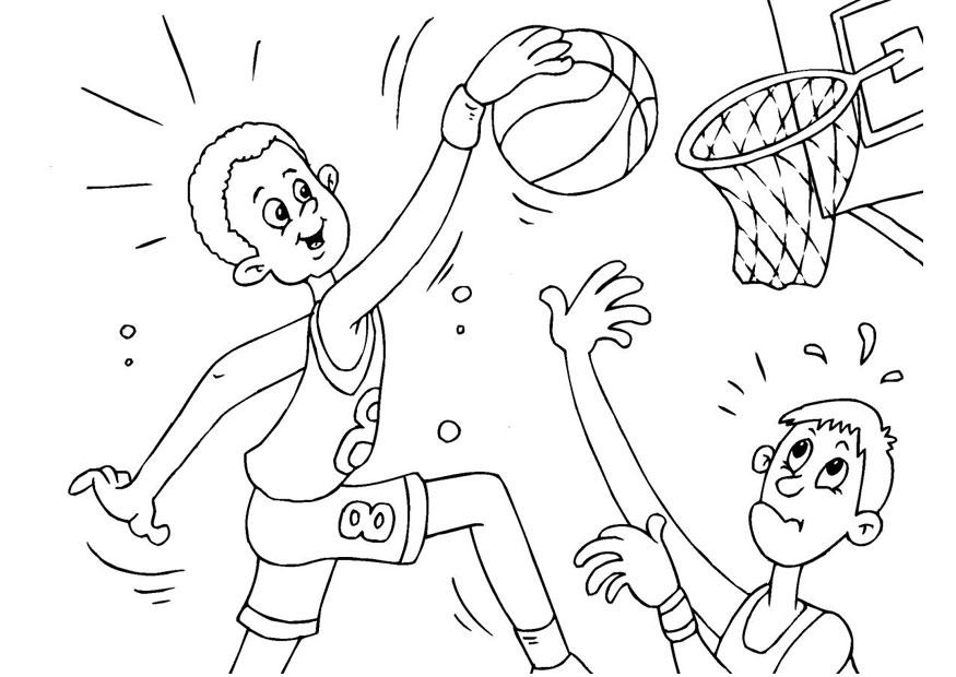 dessin basket nba