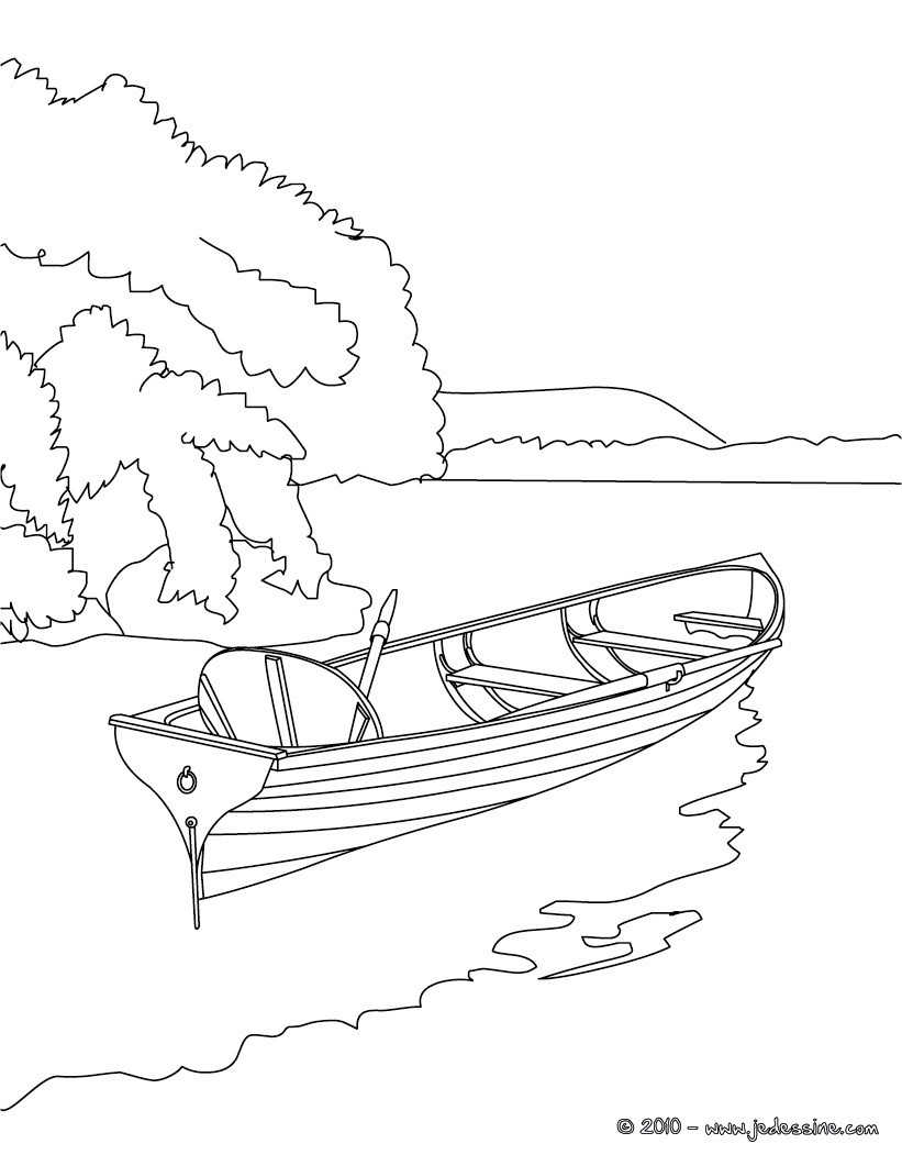 coloriage bateau a voile a imprimer