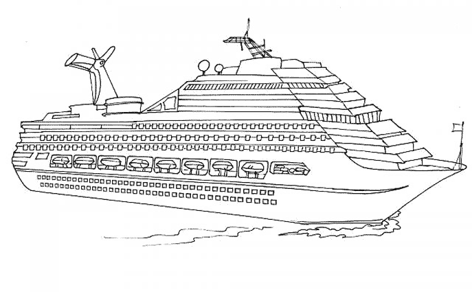 dessin bateau pirate capitaine crochet