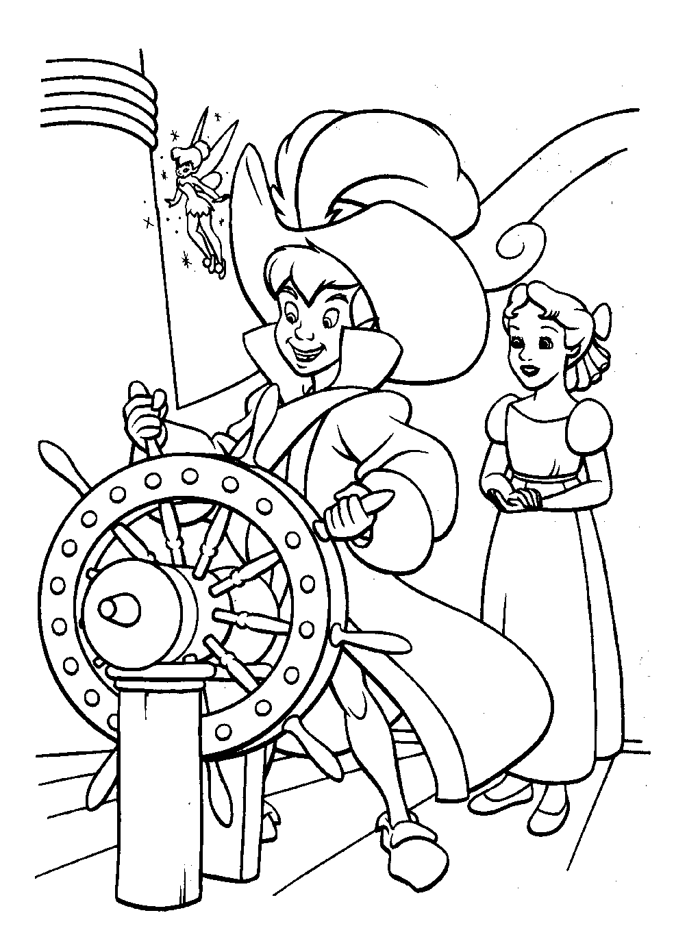 coloriage bateau pirate  imprimer