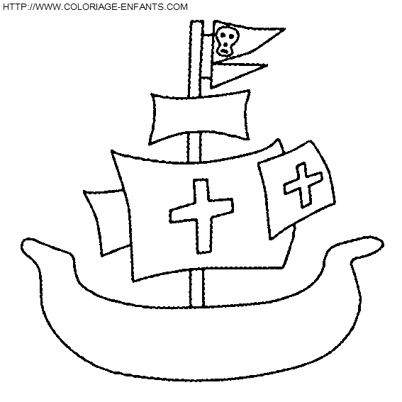 dessin bateau de peche