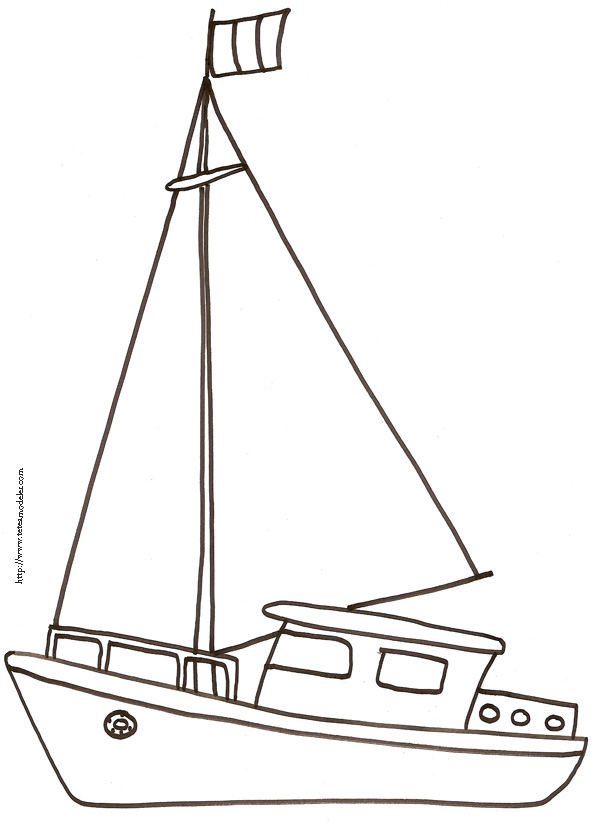 dessin bateau 3 ans