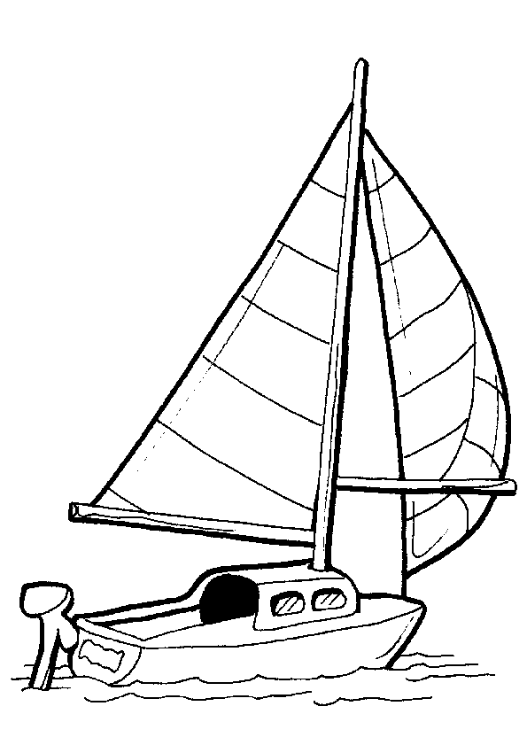 dessin à colorier bateau croisiÃ¨re imprimer