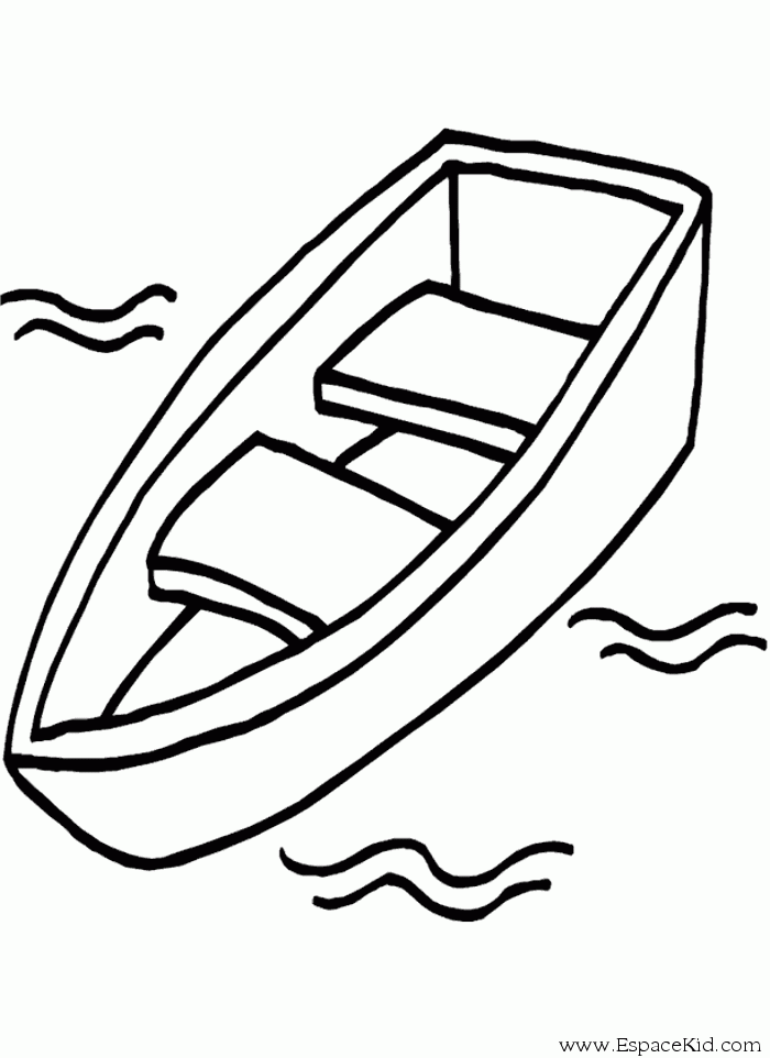 coloriage bateau pompier