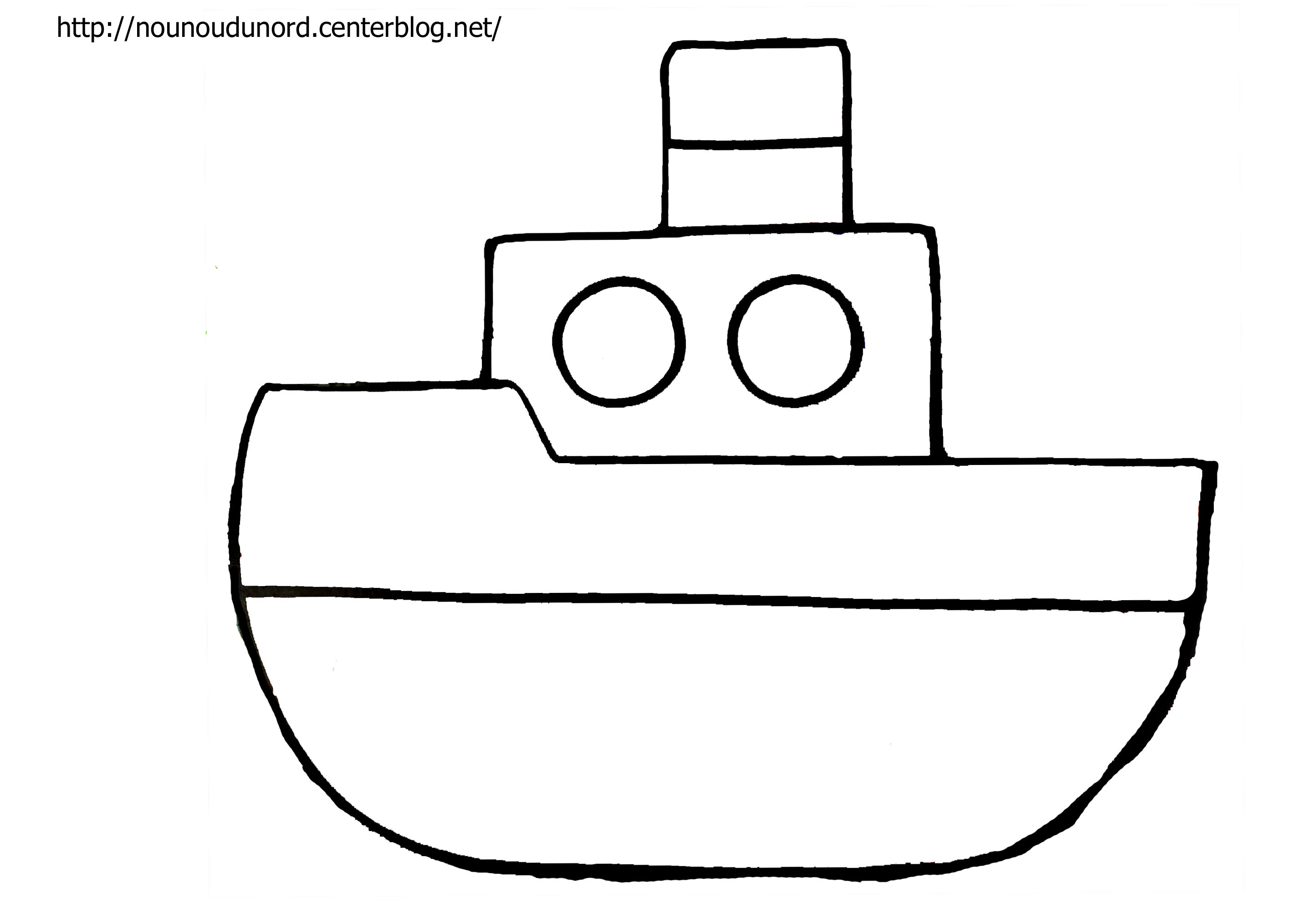 coloriage bateau de guerre gratuit