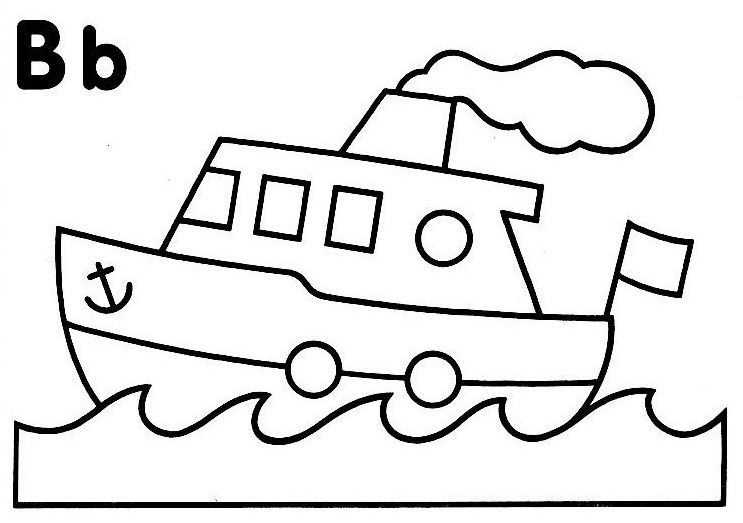 dessin bateau grand format