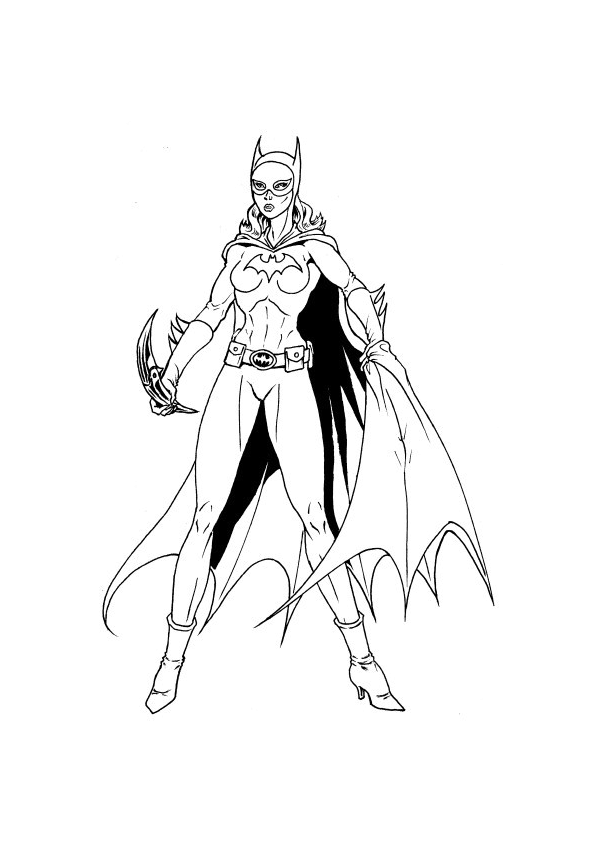 dessin batgirl