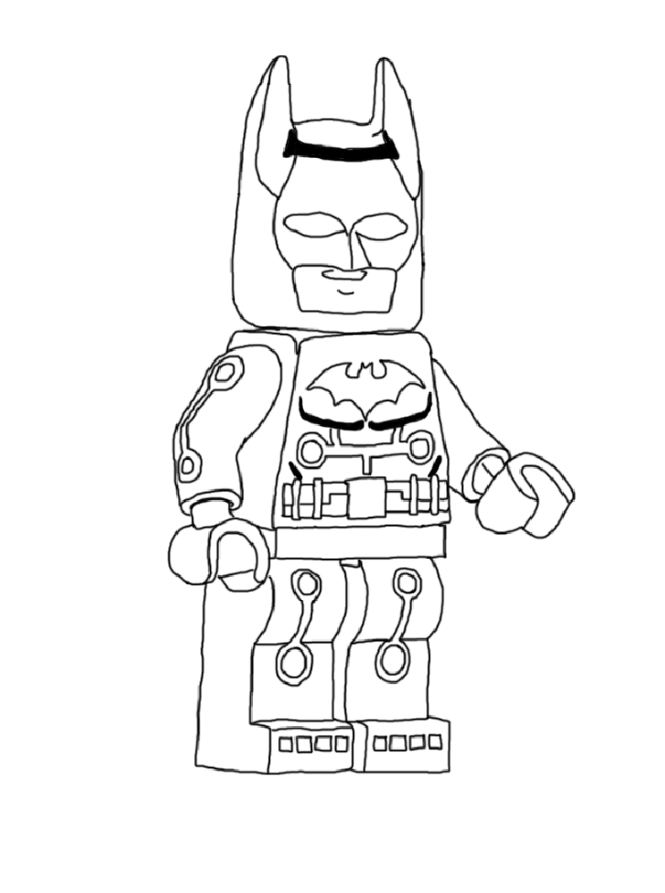 coloriage batman lego imprimer