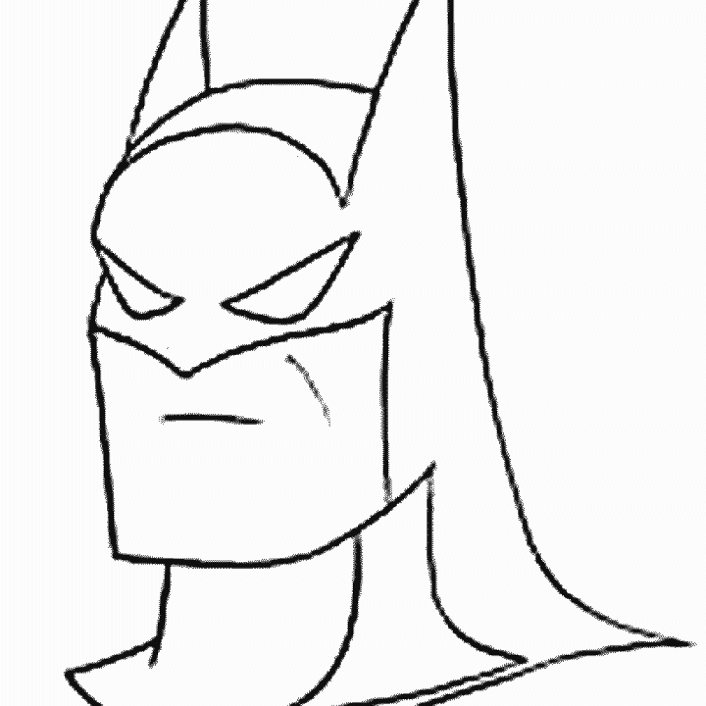 coloriage à dessiner batman à imprimer gratuit