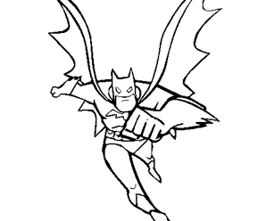 coloriage à dessiner à imprimer batman