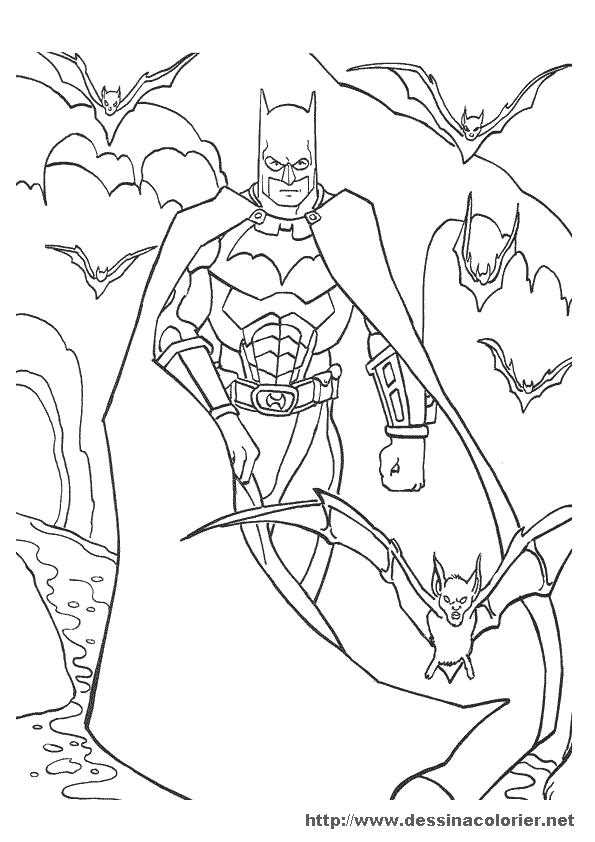 Dessin à Colorier Batman Lego