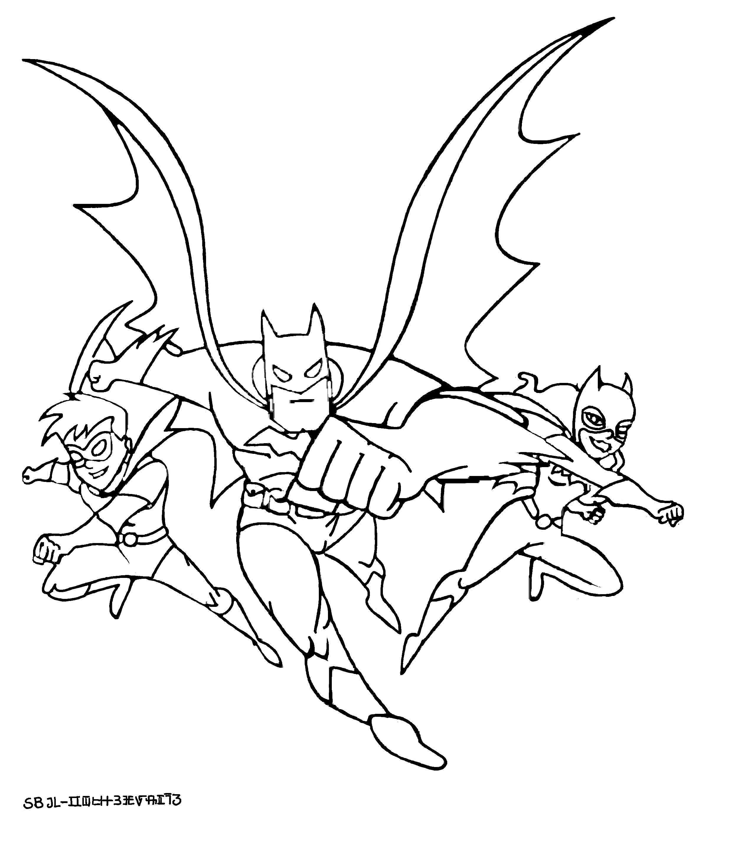coloriage  dessiner lego batman 2  imprimer