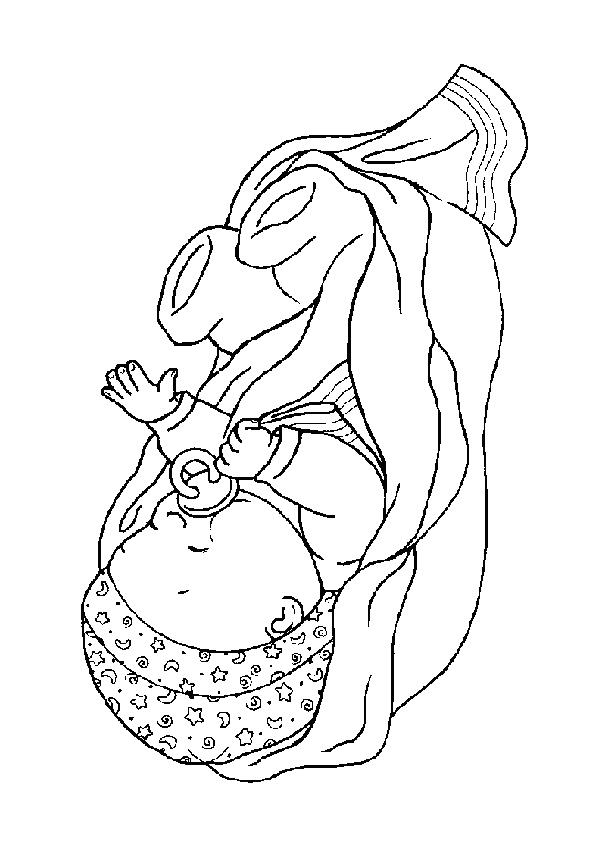 coloriage pour bébé 1 an