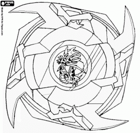 dessin a imprimer beyblade metal