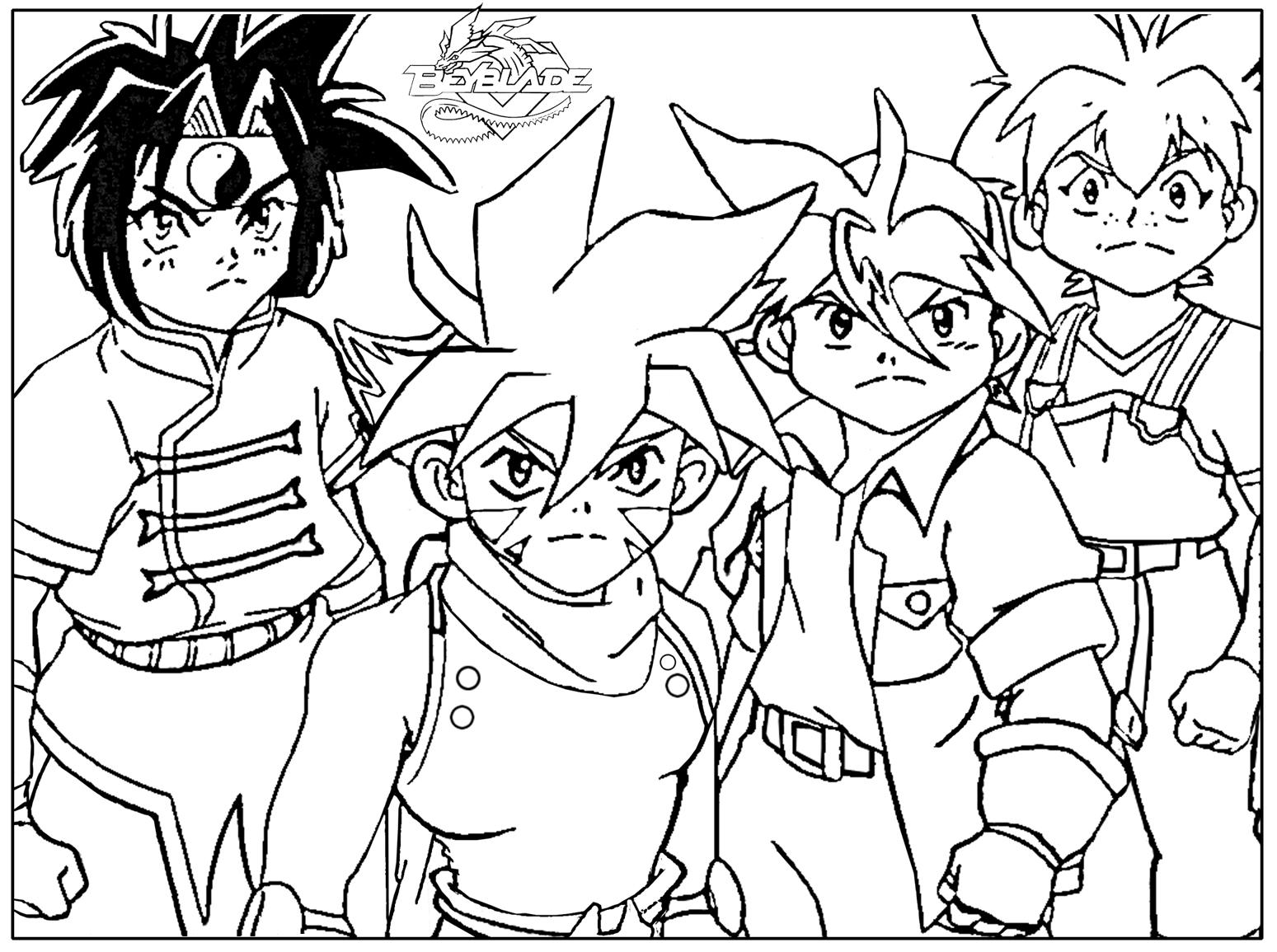 dessin toupie beyblade ginga