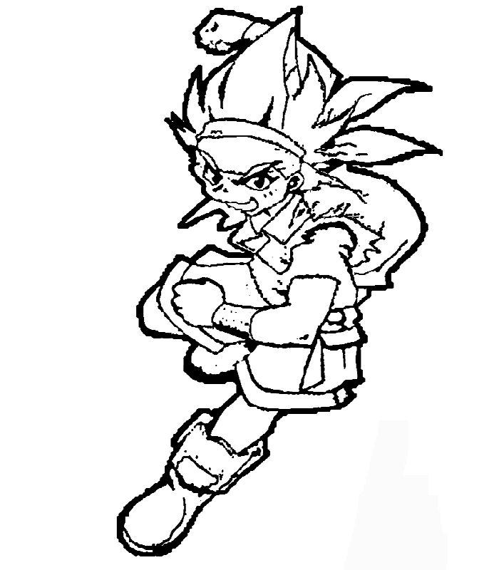 coloriage  dessiner a colorier beyblade