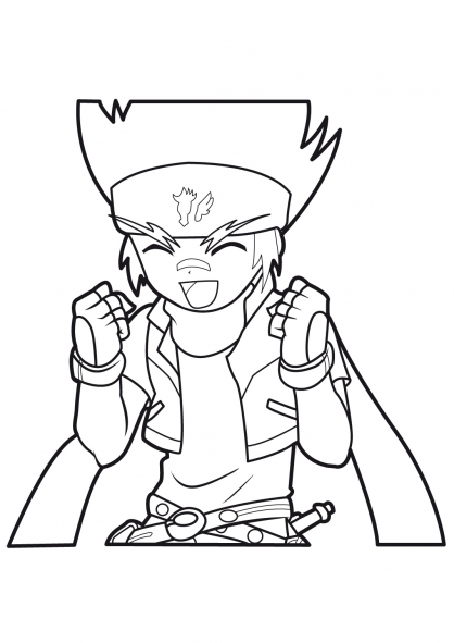 coloriage beyblade