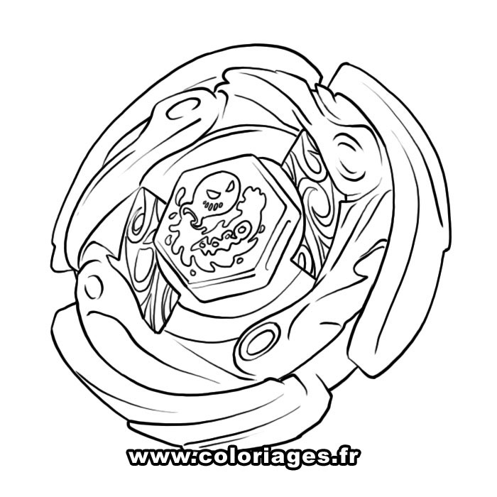 coloriage à dessiner beyblade gratuit