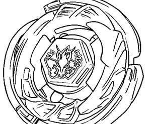 beyblade en coloriage