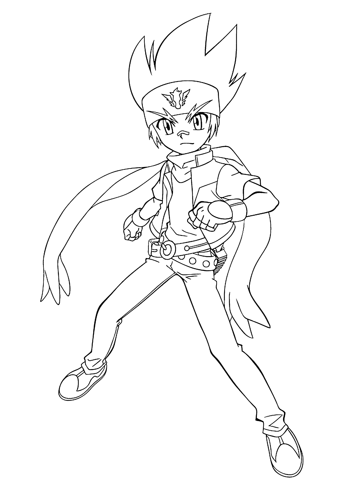 coloriage toupie beyblade pegasus