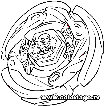 coloriage  dessiner beyblade 2