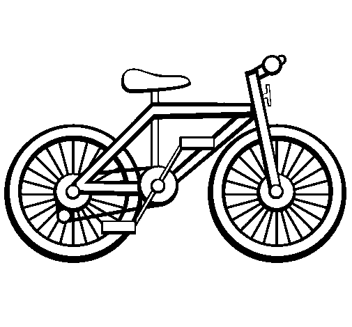coloriage de bicyclette