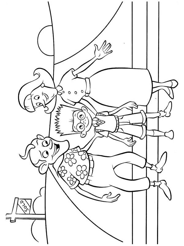 126 dessins de coloriage Bienvenue chez les Robinson à coloriage bienvenue chez les robinson