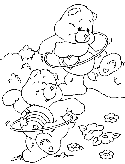 imprimer coloriage bisounours