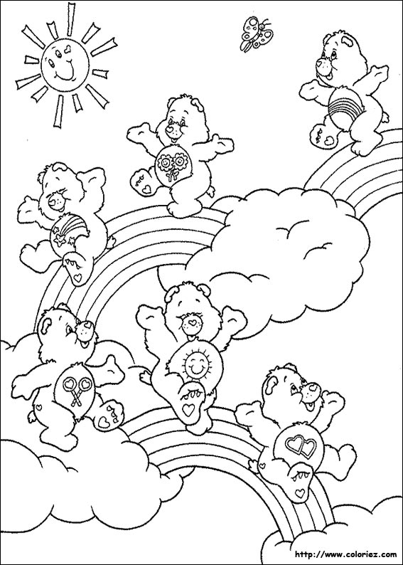 coloriage  dessiner de bisounours en ligne