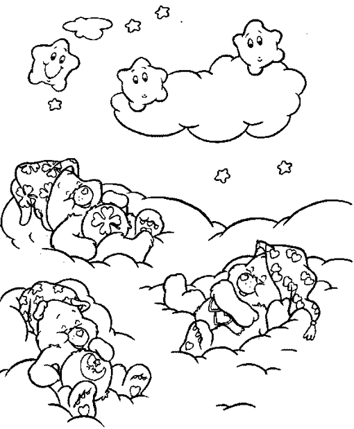 jeux de coloriage à dessiner de bisounours