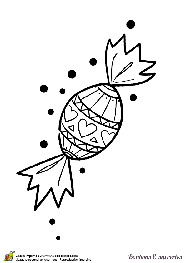 coloriage bonbon en ligne